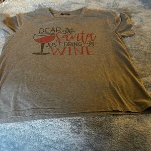 Holiday shirt.                    L